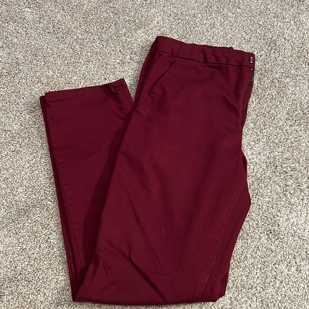 Maroon dress pants